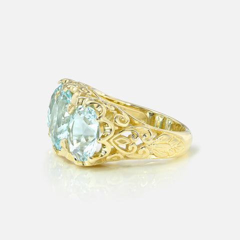 Gemstone Trio Ring