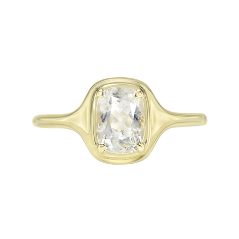 Gemstone Skinny Signet Ring