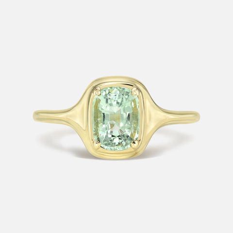 Gemstone Skinny Signet Ring