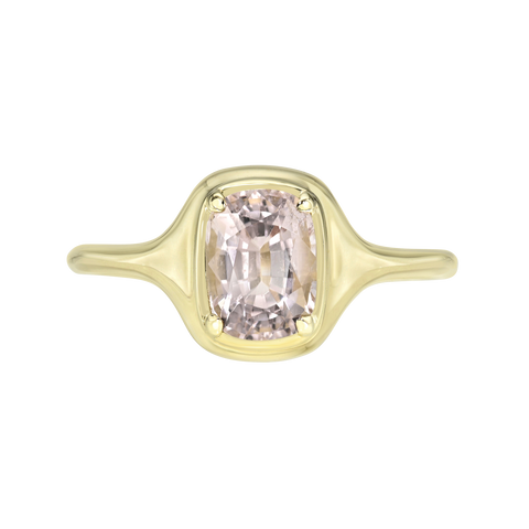 Gemstone Skinny Signet Ring