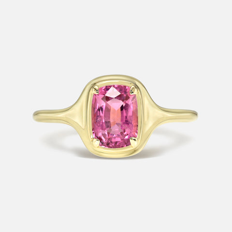 Gemstone Skinny Signet Ring