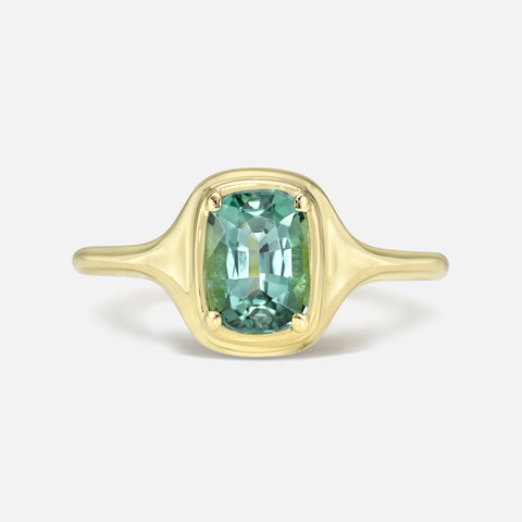 Gemstone Skinny Signet Ring