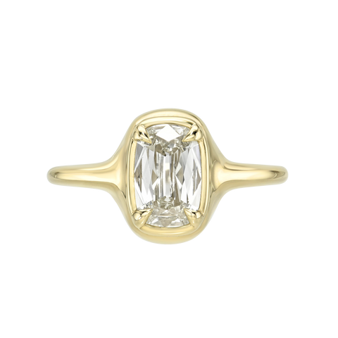 Cushion Skinny Signet Ring