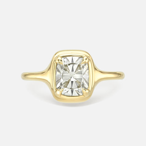 Cushion Skinny Signet Ring