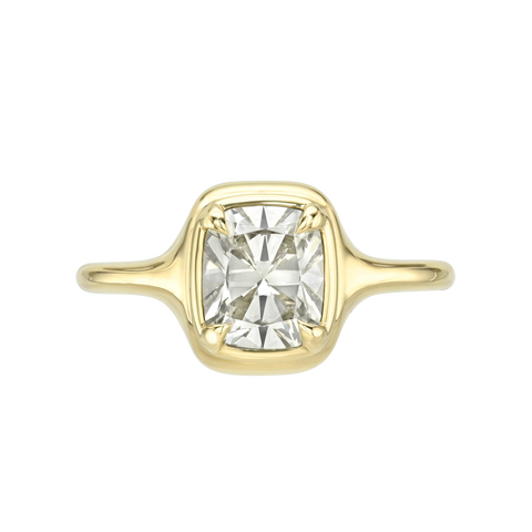 Cushion Skinny Signet Ring