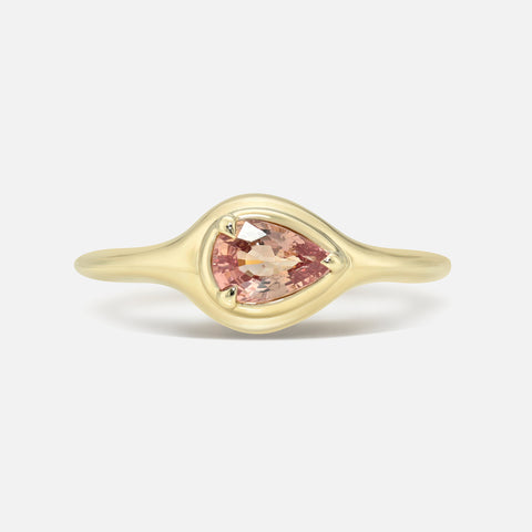 Gemstone Mini Skinny Signet Ring