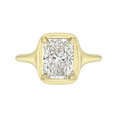 Radiant Skinny Signet Ring