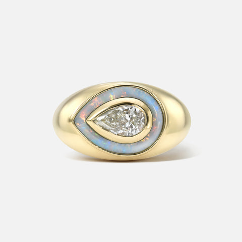 Bubble Inlay Ring