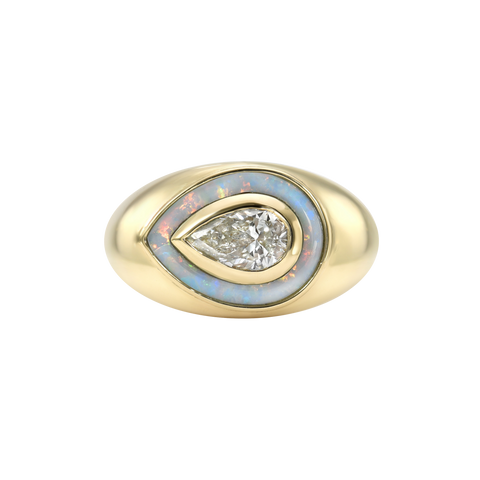 Bubble Inlay Ring