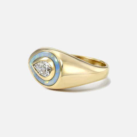 Bubble Inlay Ring