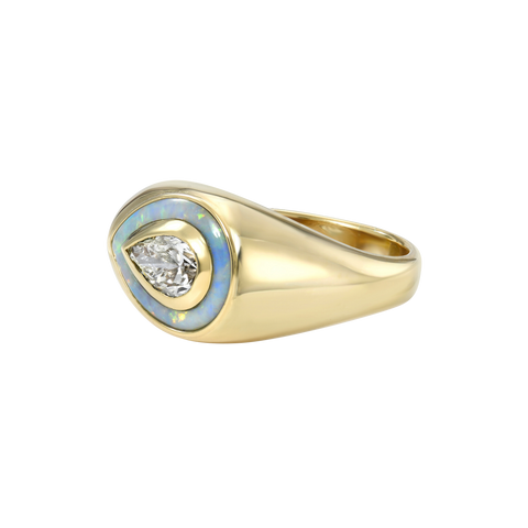 Bubble Inlay Ring