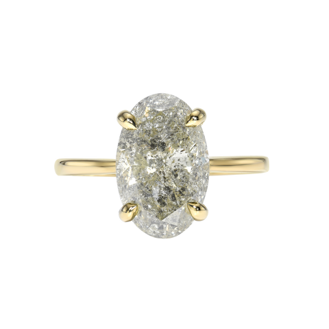 Oval Solitaire Ring