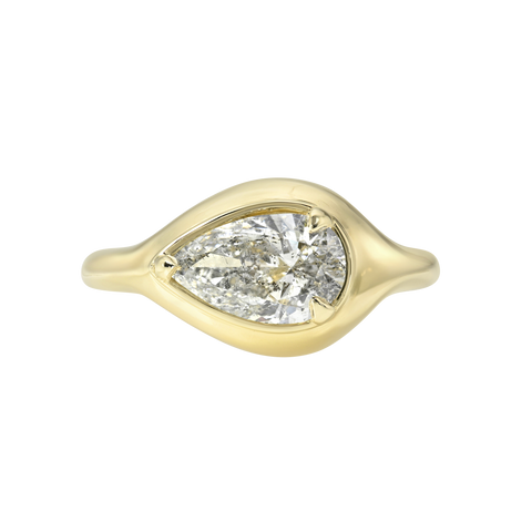 Pear Signet Ring