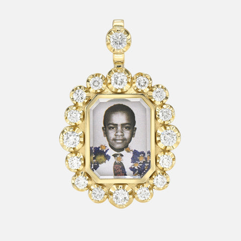 Crown Frame Locket Pendant