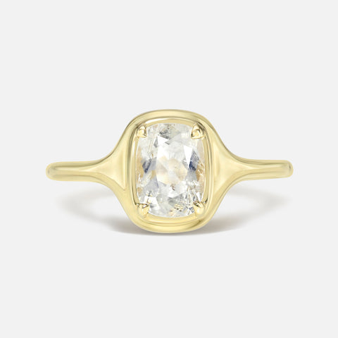Gemstone Skinny Signet Ring