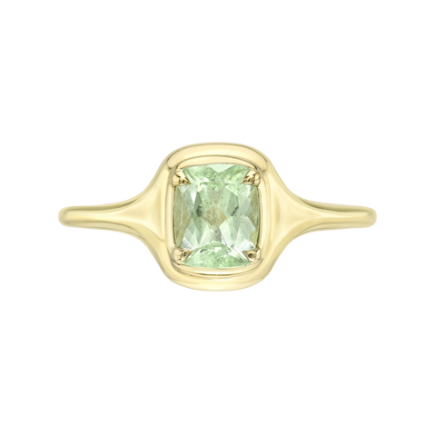 Gemstone Mini Skinny Signet Ring