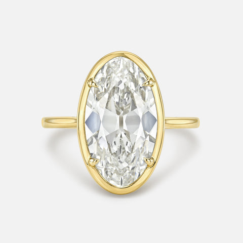 Moval Prong Set Solitaire Ring