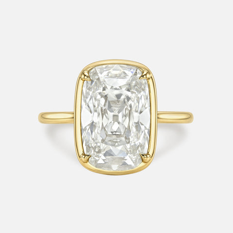 Old Mine Prong Set Solitaire Ring