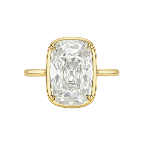 Old Mine Prong Set Solitaire Ring